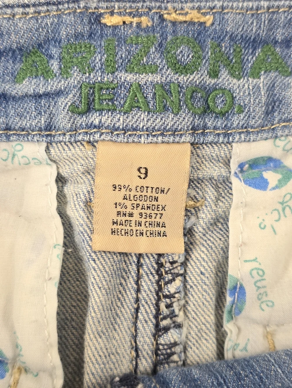 Vintage Y2K Low Rise Denim Micro Mini Skirt Medium Wash Stretch Size 9 Cotton